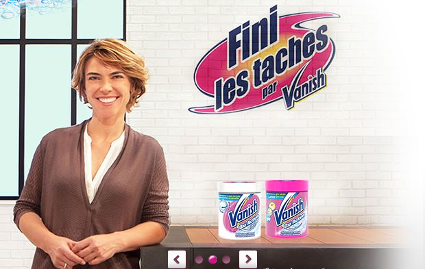 Nathalie Vincent est l'ambassadrice de la marque Vanish !