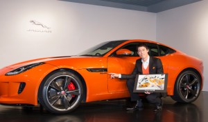 Kei Nishikori, ambassadeur pour la marque jaguar