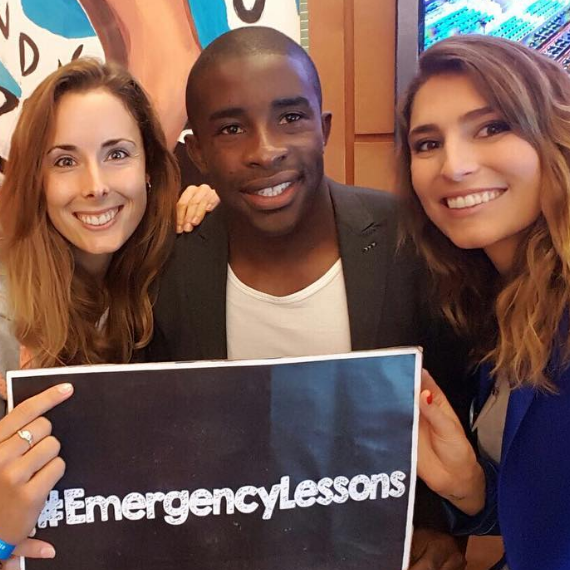 Laury Thilleman, Alizée Cornet, Aurélie Chaboudez et Rio Mavuba soutiennent #EmergencyLessons de l'UNICEF
