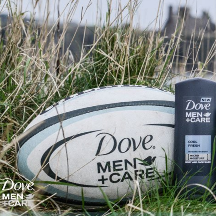 Dove s'offre des rugbymen pour sa dernière publicité en marge du Tournoi des 6 Nations