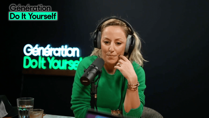 Fanny MOIZANT lors d'une interview