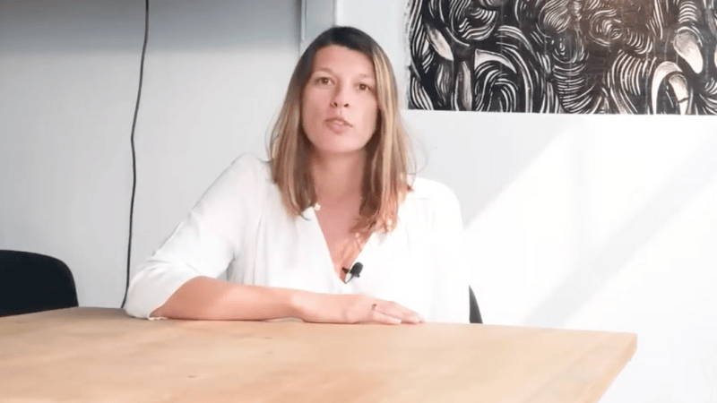 Jennifer LEBLOND lors d'une interview