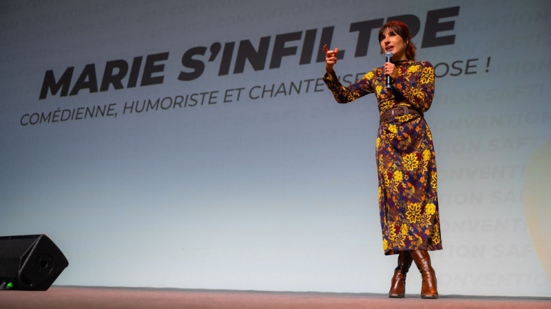 Intervention de Marie S'INFILTRE pour ©SAFTI