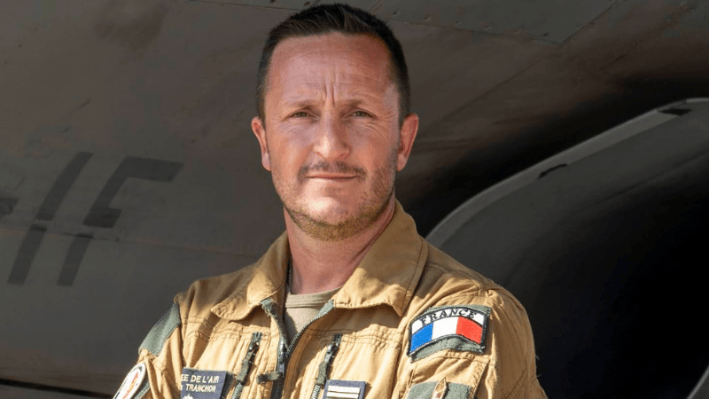 Cédric TRANCHON en tenue de l'armée de l'Air