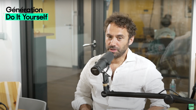 Participation d Augustin PALUEL-MARMONT pour le concept Génération Do It Yourself