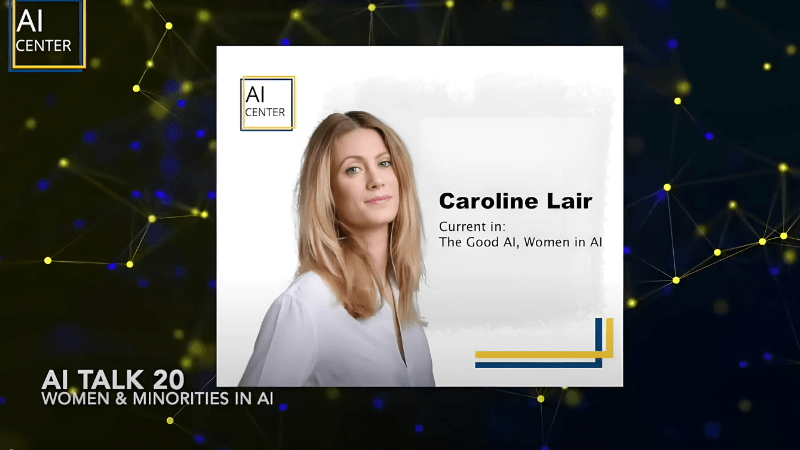 Participation de Caroline LAIR pour AI Center