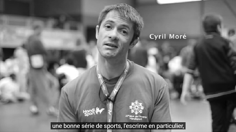 Intervention de Cyril MORÉ pour Le sport a changé ma vie ©Malakoff mederic