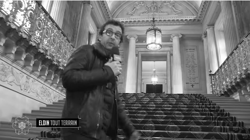 Intervention de Cyrille Eldin pour Les reporters du dimanche ©UnSoirÀLaTourEiffel