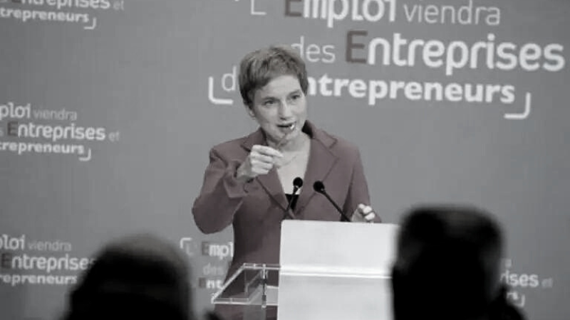 Prise de parole de Laurence PARISOT aux élections MEDEF ©MEDEF