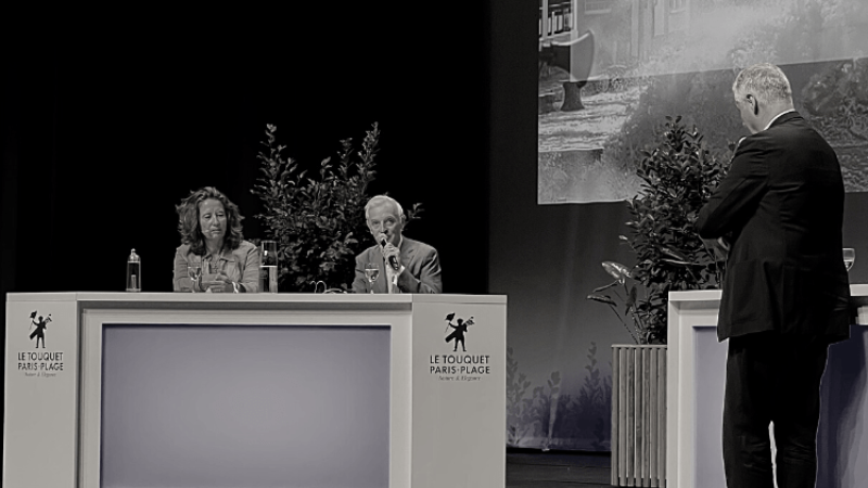 Intervention d'Elisabeth Laville & de Jean Jouzel pour La Banque Postale ©BP