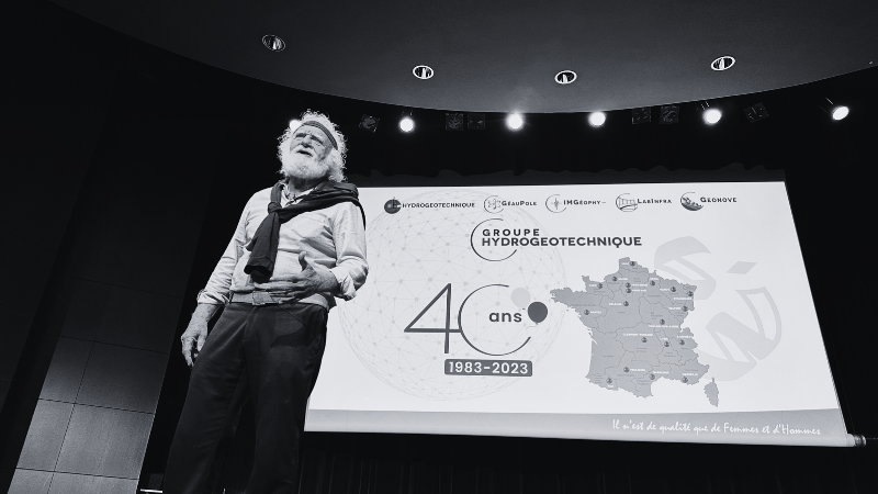 Intervention de Daniel HERRERO pour Hydrogeotechnique ©Simone & Nelson