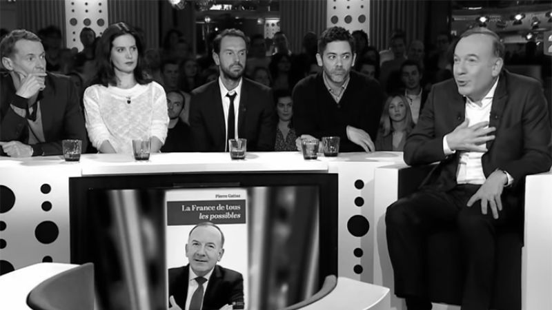 Intervention de Pierre GATTAZ pour On n'est pas couchés ©On n'est pas couchés