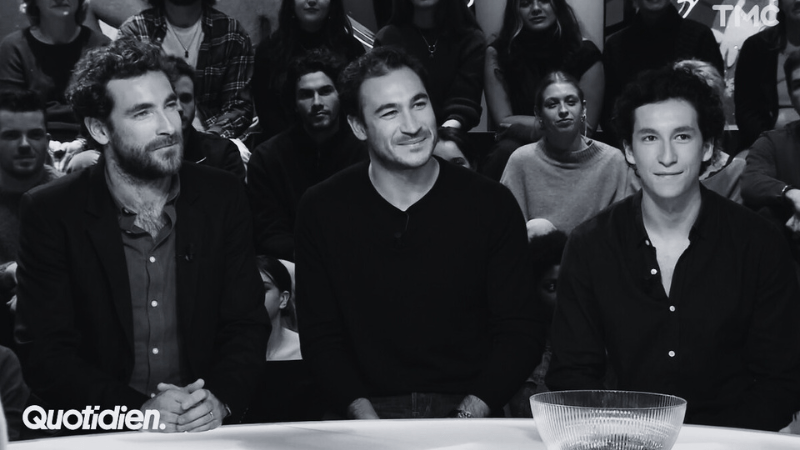 Intervention de Martin KRETZ et de ses frères sur le plateau de Quotidien ©TMC