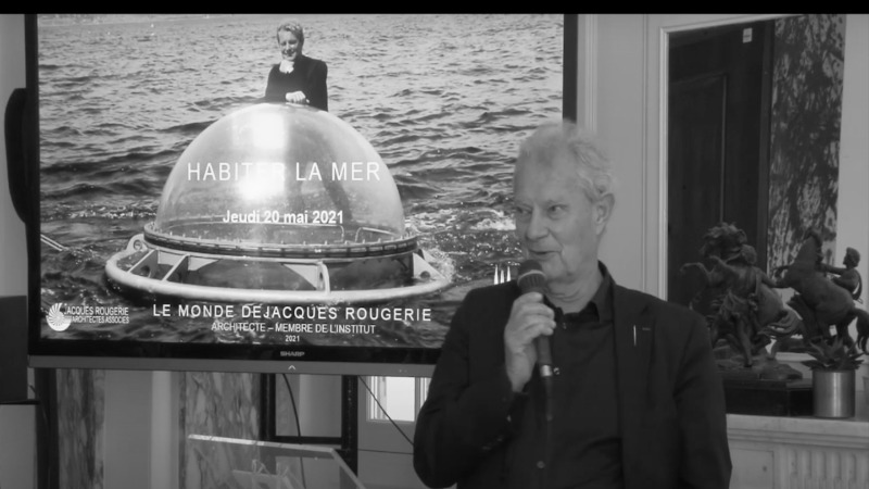 Intervention de Jacques ROUGERIE pour Beaux-Arts de Marseille ©Beaux-Arts de Marseille
