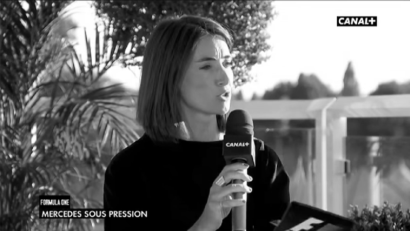 Intervention de Margot LAFFITE pour La Formule 1 ©La Formule 1