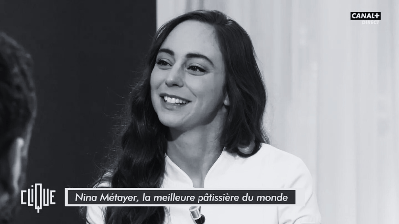 Participation de Nina MÉTAYER à une émission télé ©Canal +