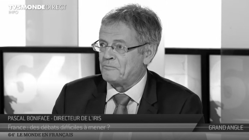 Intervention de Pascal BONIFACE pour TV5 Monde ©TV5 Monde