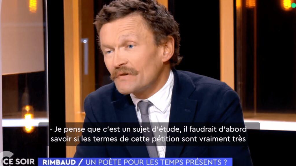 Intervention de Sylvain TESSON, pour C ce soir ©France TV