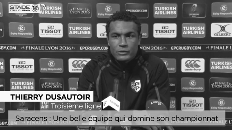 Intervention de Thierry DUSAUTOIR pour Stade Tv ©Stade Tv