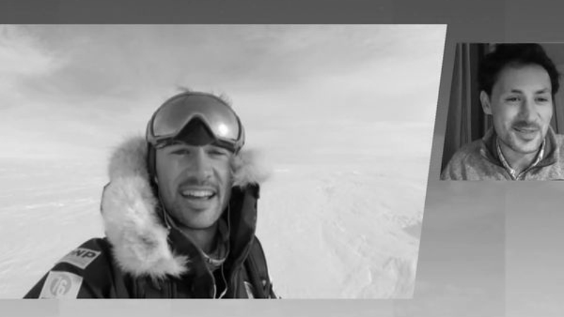 Matthieu TORDEUR pour l'expédition pôle sud. ©Matthieu TORDEUR