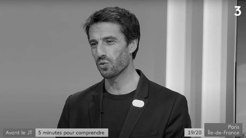 Intervention de Tony ESTANGUET pour France 3 ©France 3