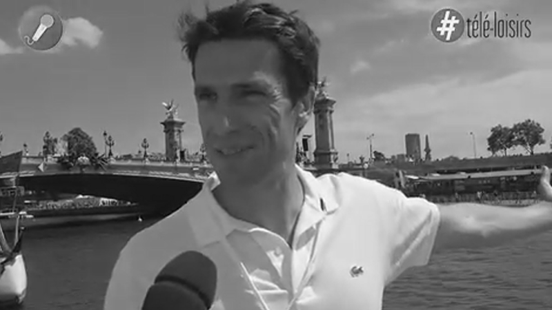 Intervention de Tony ESTANGUET pour Télé Loisirs ©Télé Loisirs