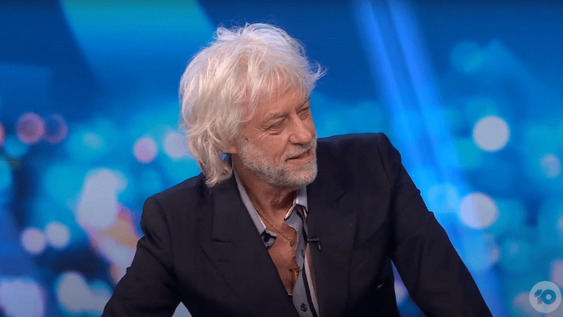 Participation de Bob GELDOF à une interview sur son parcours
