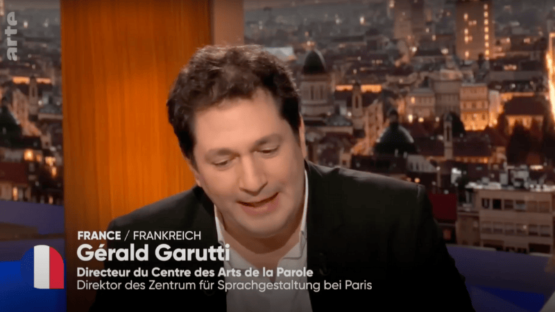 Participation de Gérald GARUTTI à un débat public