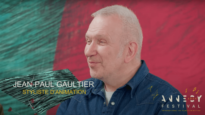 Participation de Jean-Paul GAULTIER à une interview