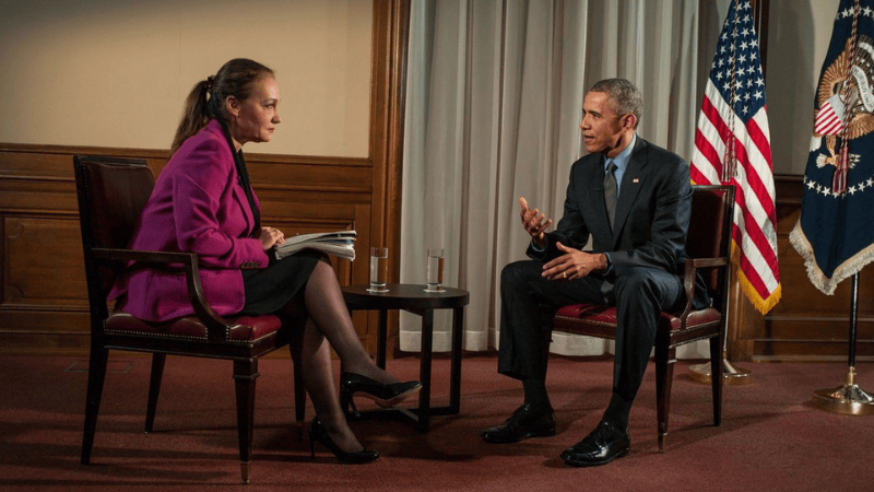 Interview exclusive de Barack OBAMA par Laurence HAÏM ©iTELE