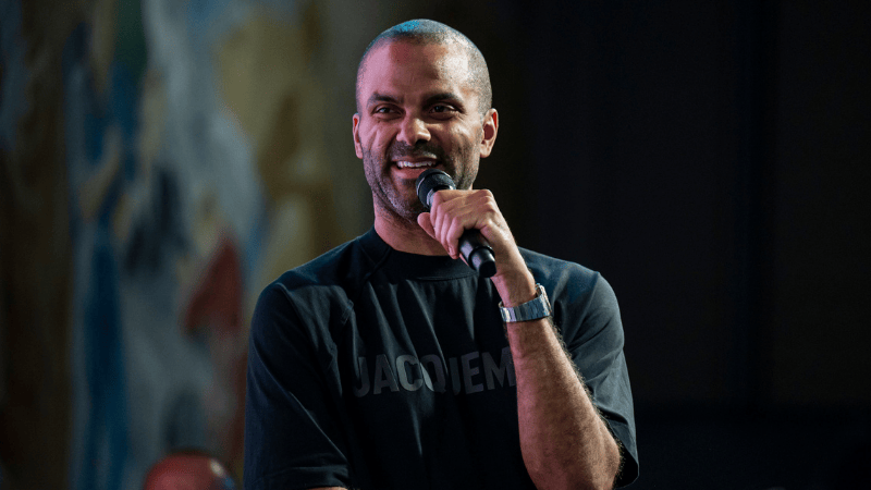 Prise de parole de Tony PARKER