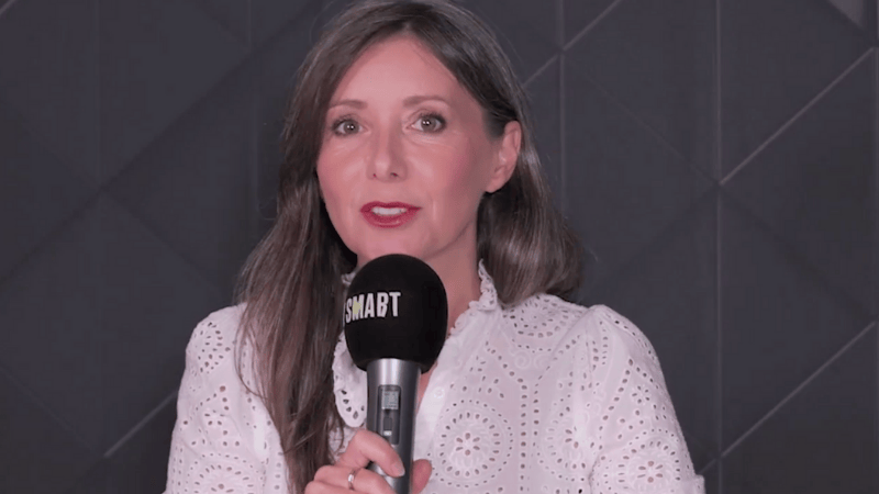 Delphine SABATTIER lors d'une émission