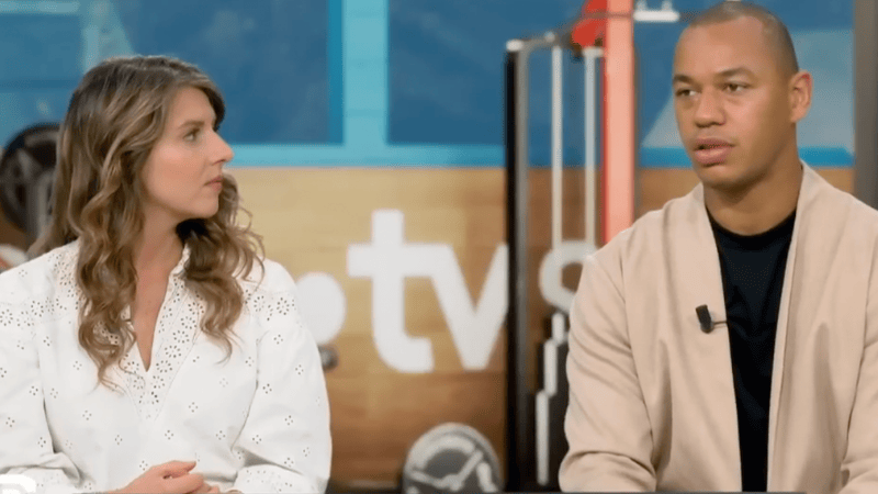 Gaël FICKOU sur un plateau TV